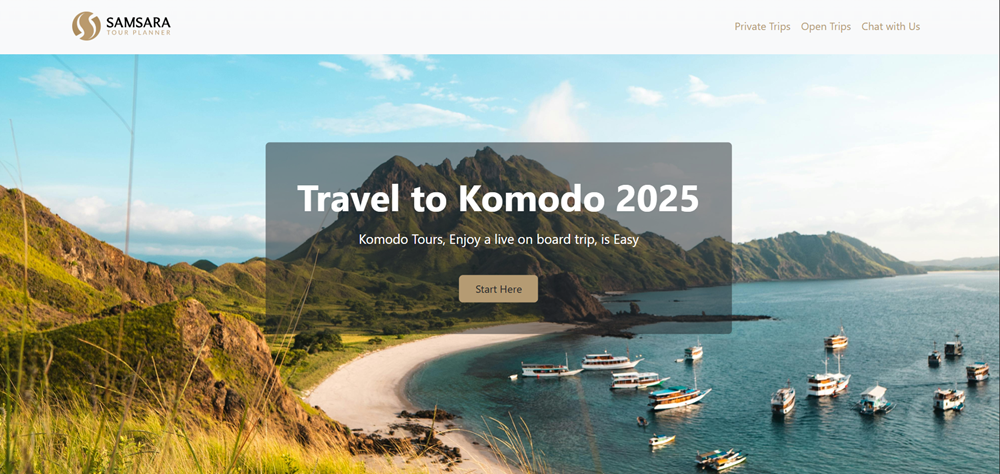 website tour and travel